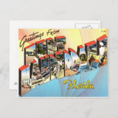 Fort Lauderdale Florida Briefkaart (Voorkant / Achterkant)