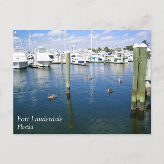 Fort Lauderdale, Florida Briefkaart (Voorkant)