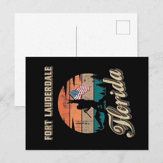 Fort Lauderdale Florida Briefkaart (Voorkant / Achterkant)