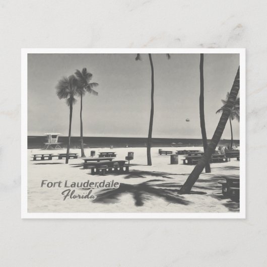 FORT LAUDERDALE FLORIDA BRIEFKAART (Voorkant)