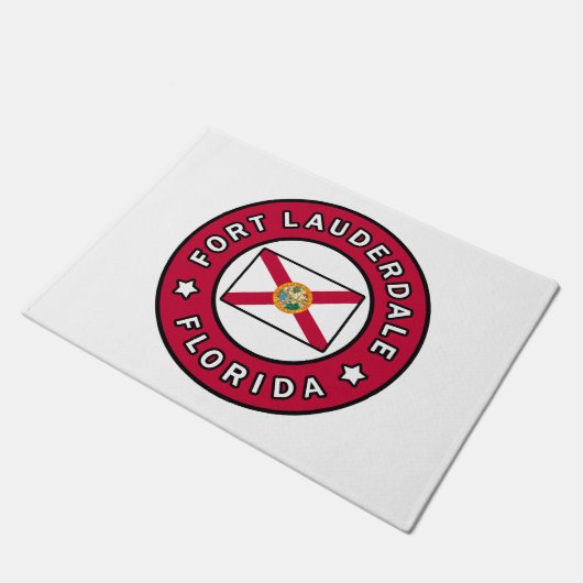 Fort Lauderdale Florida Deurmat (Schuin)