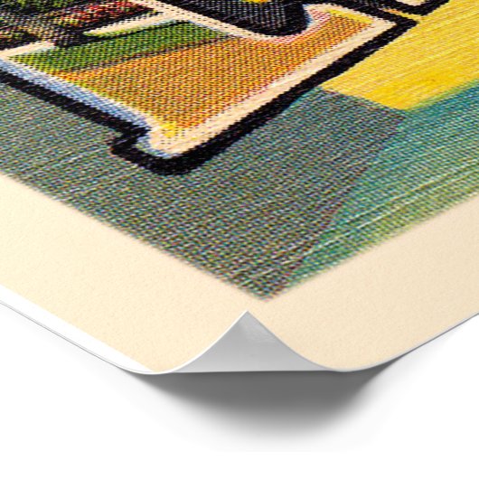 Fort Lauderdale Florida FL Briefkaart met grote le Poster (Hoek)