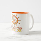 Fort Lauderdale Florida kapitein's mok voor wielko (Voorkant rechts)