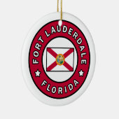 Fort Lauderdale Florida Keramisch Ornament (Rechts)