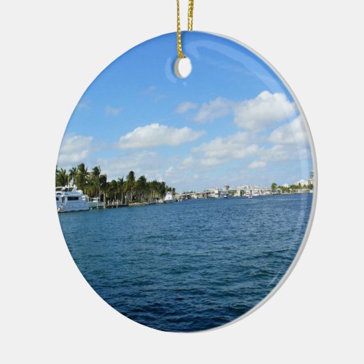 Fort Lauderdale, Florida Keramisch Ornament (Links)