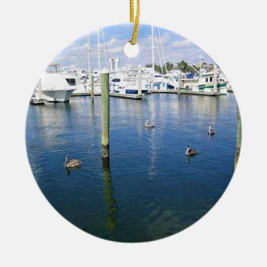 Fort Lauderdale, Florida Keramisch Ornament (Voorkant)