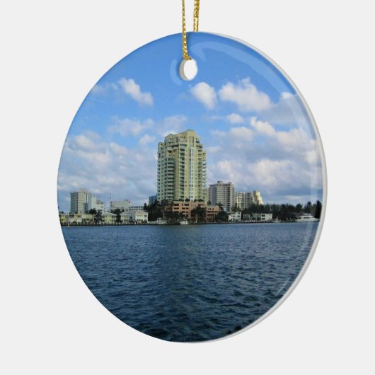 Fort Lauderdale, Florida Keramisch Ornament (Links)