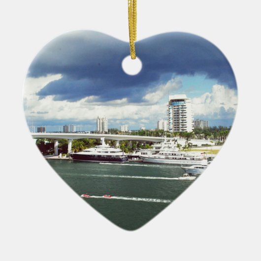 Fort lauderdale Florida Keramisch Ornament (Voorkant)