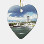 Fort lauderdale Florida Keramisch Ornament (Links)