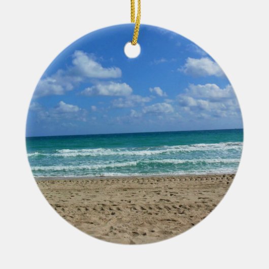 Fort Lauderdale, Florida Keramisch Ornament (Voorkant)