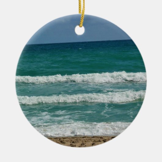 Fort Lauderdale, Florida Keramisch Ornament (Voorkant)