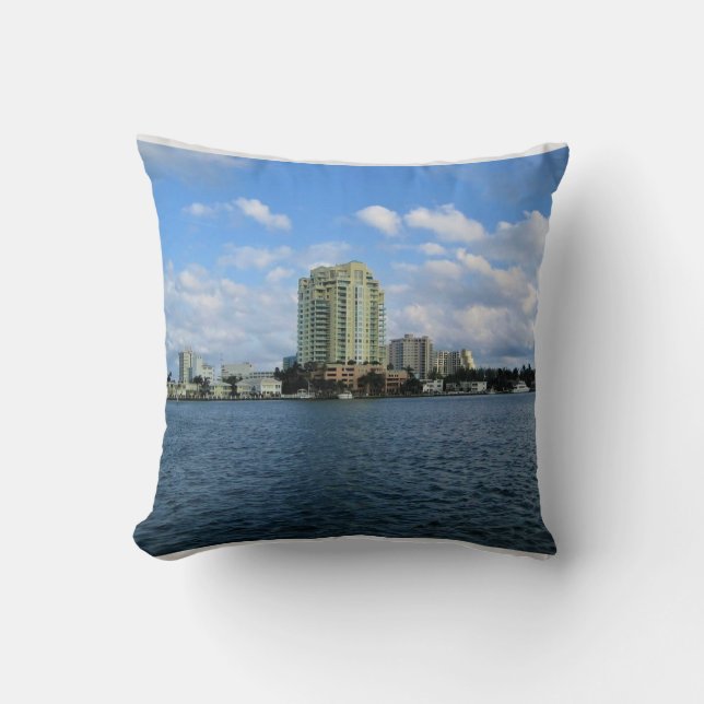 Fort Lauderdale, Florida Kussen (Voorkant)