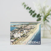 Fort Lauderdale Florida  luchtfoto Briefkaart (Staand voorkant)