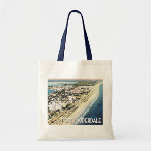 Fort Lauderdale Florida luchtfoto Tote Bag