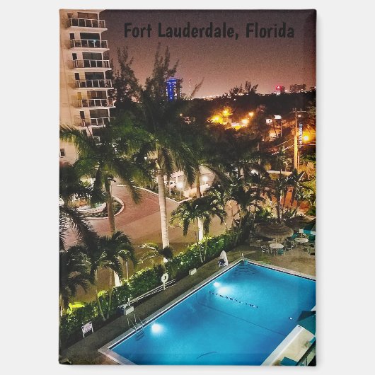Fort Lauderdale Florida Magnet (Voorkant)