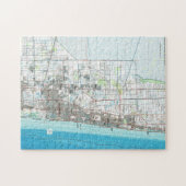 Fort Lauderdale Florida Map (1985) Legpuzzel (Horizontaal)