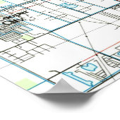 Fort Lauderdale Florida Map (1985) Poster (Hoek)