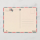 Fort Lauderdale Florida Palm Tree Beach jaren 1950 Briefkaart (Achterkant)