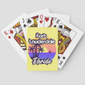 Fort Lauderdale Florida Pokerkaarten (Achterkant)
