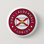 Fort Lauderdale Florida Ronde Button 5,7 Cm (Voorkant)
