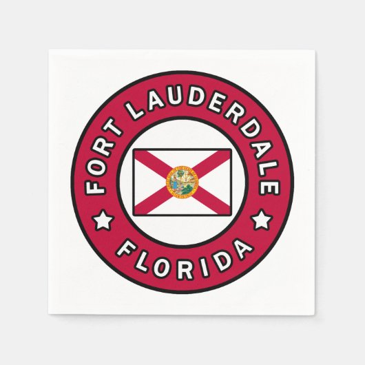 Fort Lauderdale Florida Servet (Voorkant)