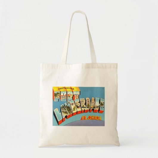 Fort Lauderdale Florida Sunshine State Canvas tas (Voorkant)