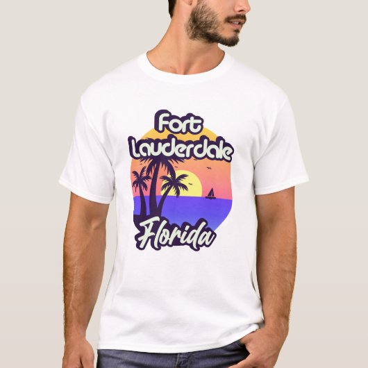 Fort Lauderdale Florida T-shirt (Voorkant)