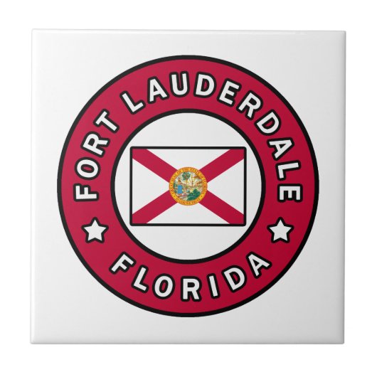Fort Lauderdale Florida Tegeltje (Voorkant)