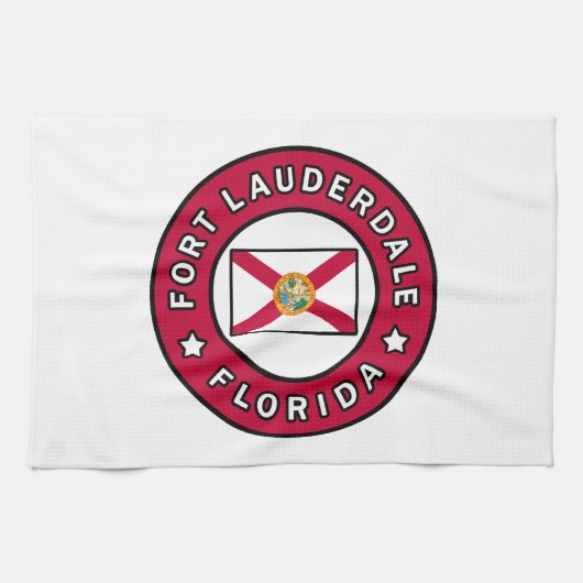 Fort Lauderdale Florida Theedoek (Horizontaal)