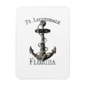 Fort Lauderdale Florida Vacation Nautical Anchor S Magneet (Verticaal)