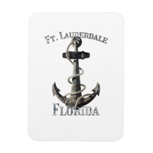 Fort Lauderdale Florida Vacation Nautical Anchor S Magneet