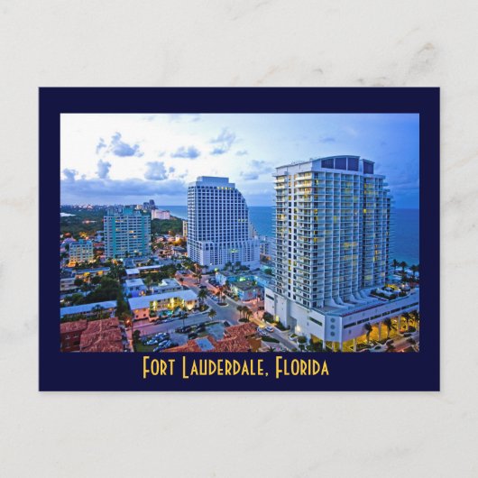 Fort Lauderdale, Florida, VS Briefkaart (Voorkant)