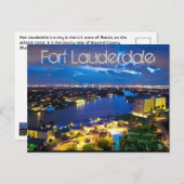 Fort Lauderdale, Florida, VS Briefkaart (Voorkant / Achterkant)