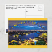 Fort Lauderdale, Florida, VS Briefkaart (Voorkant / Achterkant)