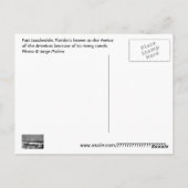 Fort Lauderdale, Florida, VS Briefkaart (Achterkant)
