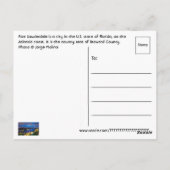 Fort Lauderdale, Florida, VS Briefkaart (Achterkant)