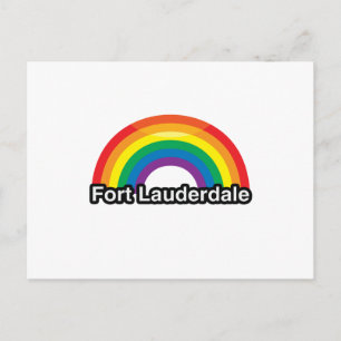 FORT LAUDERDALE LGBT PRIDE RAINBOW -.png Briefkaart