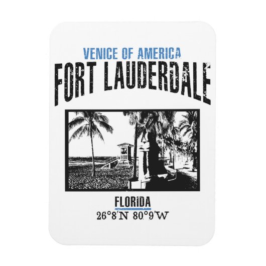 Fort Lauderdale Magneet (Verticaal)