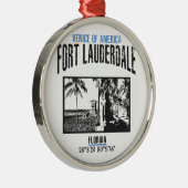 Fort Lauderdale Metalen Ornament (Rechts)