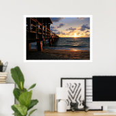 Fort Lauderdale Pier II Poster (Thuiskantoor)