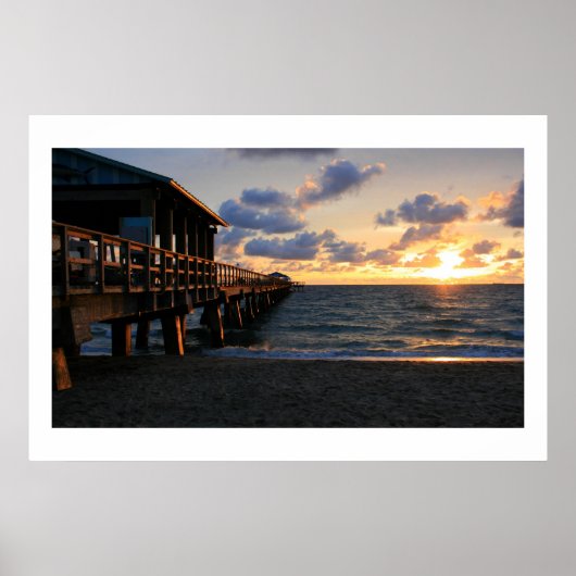 Fort Lauderdale Pier Poster (Voorkant)