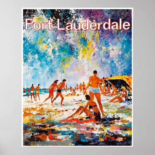 Fort Lauderdale Poster (Voorkant)
