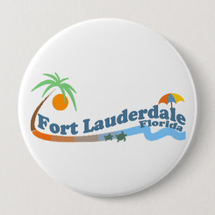 Fort Lauderdale. Ronde Button 4,0 Cm