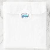 Fort Lauderdale Ronde Sticker (Tas)