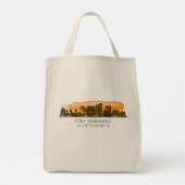 Fort Lauderdale Skyline & Coordinates Tote Bag