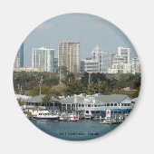 Fort Lauderdale Skyline Magneet (Voorkant)