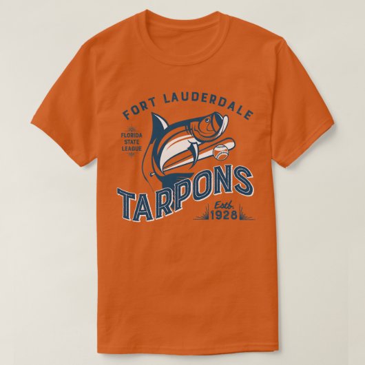 Fort Lauderdale Tarpons T-shirt (Design voorkant)