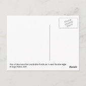 Fort Lauderdale's skyline 's nachts Briefkaart (Achterkant)