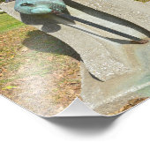 Fort Leavenworth Cannon, Kansas Foto Afdruk (Hoek)