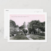 Fort Lee Rd., Bogota, NJ Vintage Briefkaart (Voorkant / Achterkant)